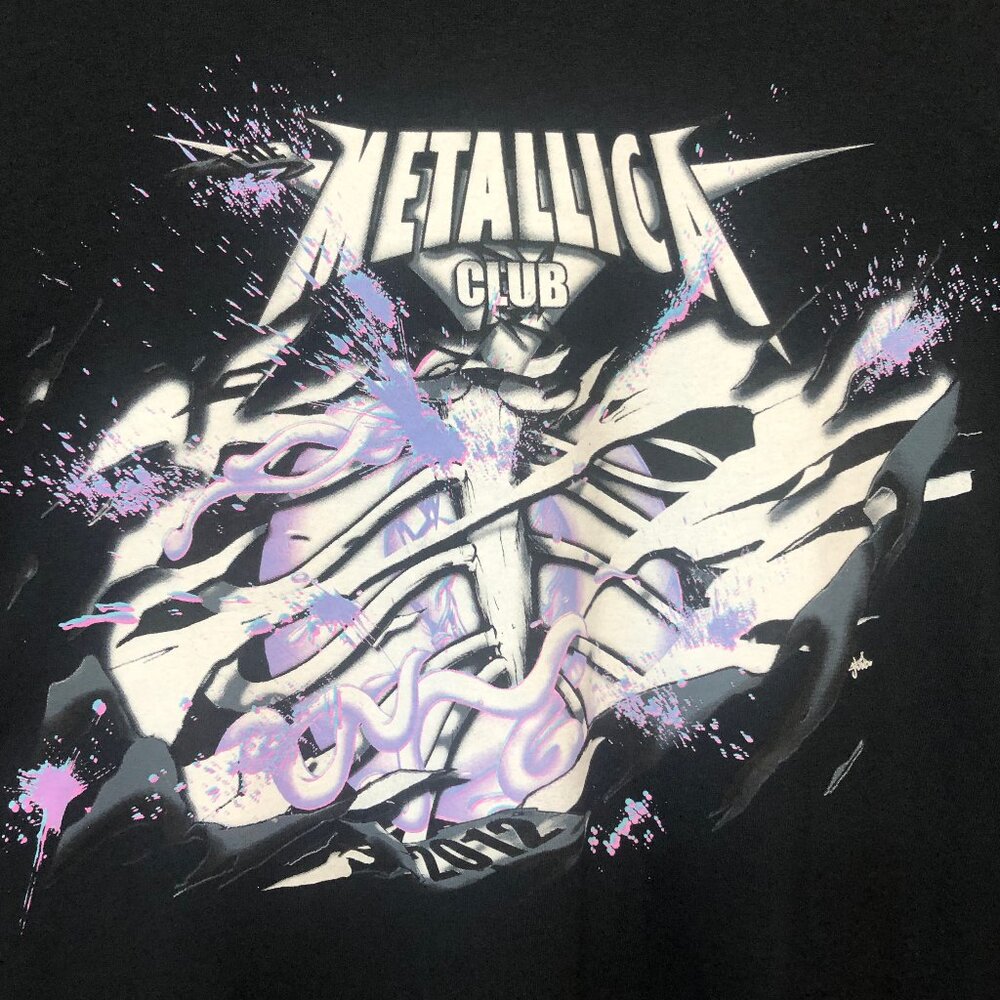 Y2K 2012 Metallica Fan club T shirt XXL Gildan Tee Exclusive Rock Metal PP/JK